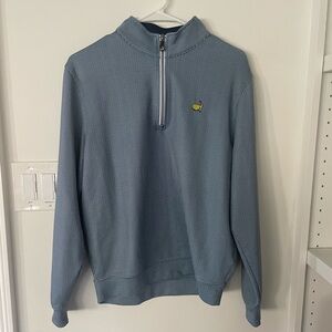 Masters 1/4 zip pullover. Blue plaid. Men’s size small. Bought at 2019 Masters.